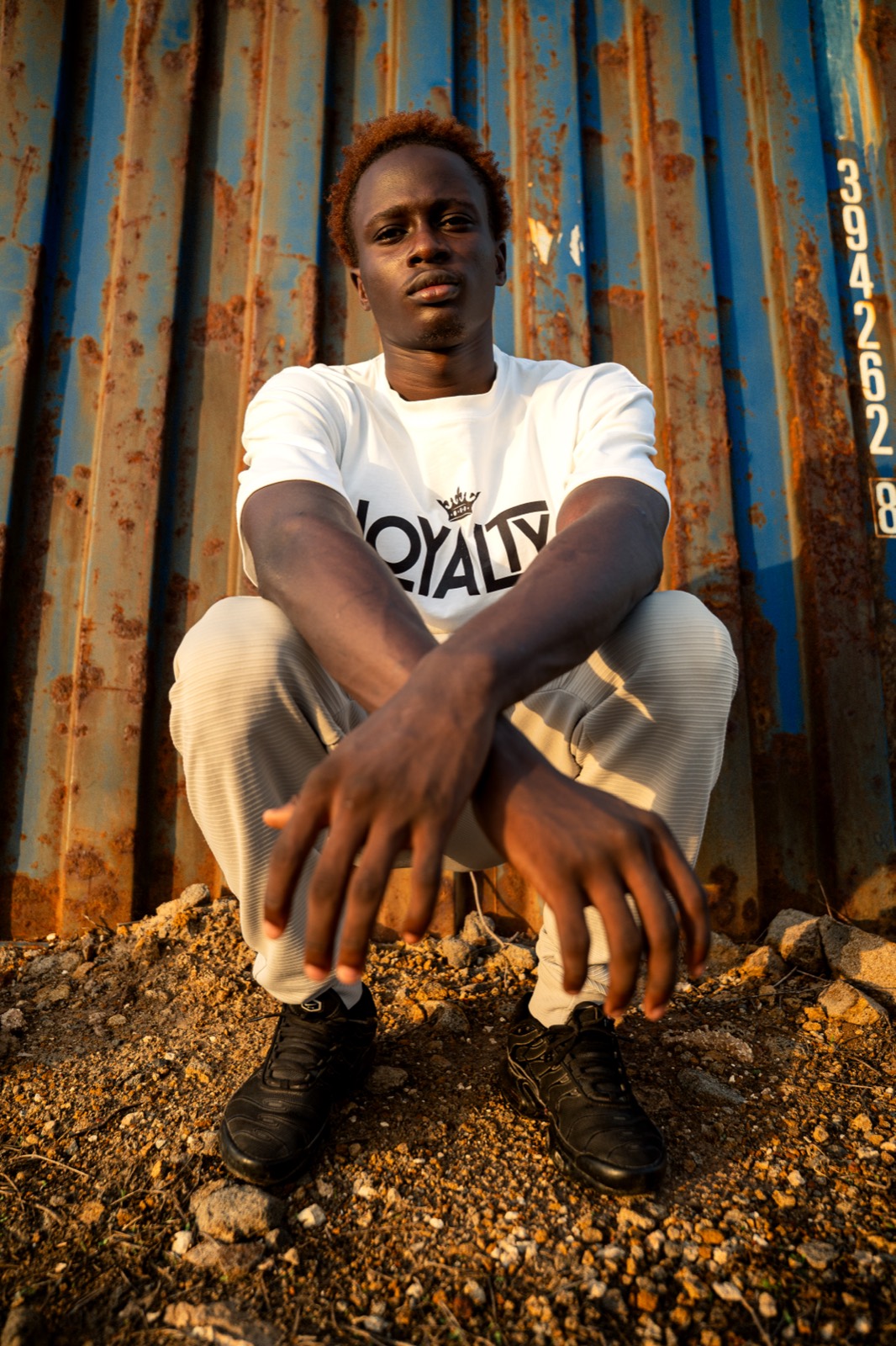 Tee Crown Logo blanc